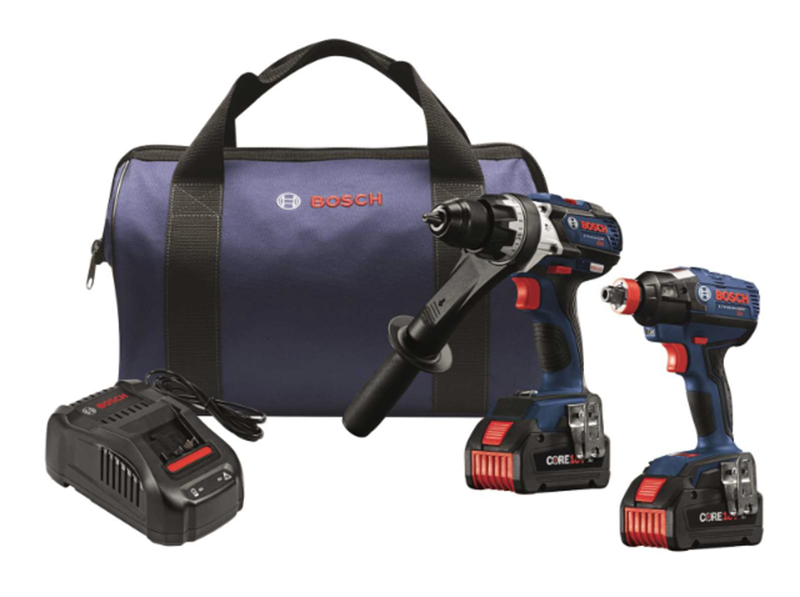 Bosch Cordless Brushless 18-Volt 2 tool Hammer Drill and Impact Driver Kit